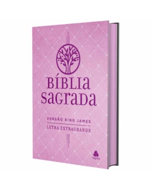 Bíblia Sagrada King James - Letra Extra Grande - Rosa: Arvore da Vida