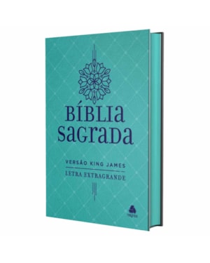 Bíblia Sagrada King James - Letra Extra Grande - Turquesa: Getsemani