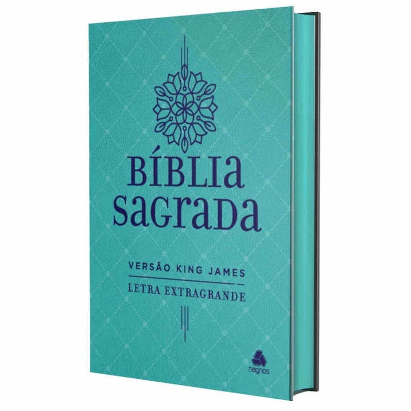 Bíblia Sagrada King James - Letra Extra Grande - Turquesa: Getsemani