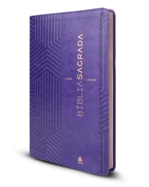 Bíblia Sagrada King James - ULTRAFINA SLIM - Lilás: capa luxo