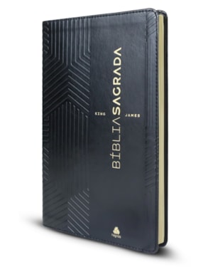 Bíblia Sagrada King James - ULTRAFINA SLIM - Preta: capa luxo