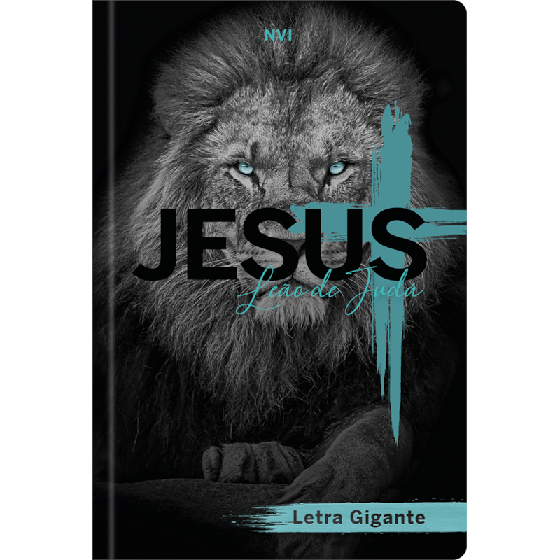 Bíblia Sagrada Leão de Judá - Letra Gigante - NVI