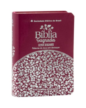 BÍBLIA SAGRADA LETRA GIGANTE - NAA (CAPA PINK)