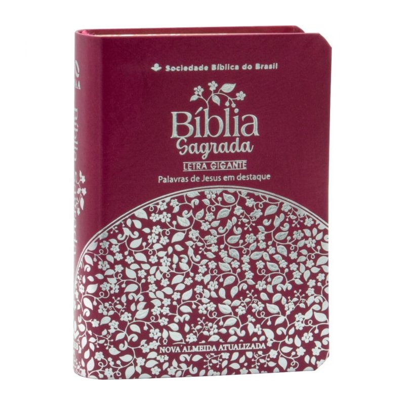 BÍBLIA SAGRADA LETRA GIGANTE - NAA (CAPA PINK)