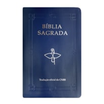 BÍBLIA SAGRADA LUXO AZUL - LETRA GRANDE - TRADUÇÃO OFICIAL DA CNBB