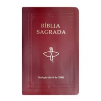 BÍBLIA SAGRADA LUXO VINHO - LETRA GRANDE - TRADUÇÃO OFICIAL DA CNBB