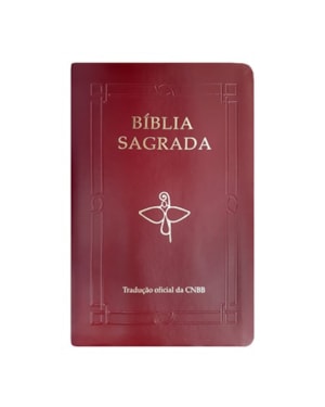 BÍBLIA SAGRADA LUXO VINHO - LETRA GRANDE - TRADUÇÃO OFICIAL DA CNBB