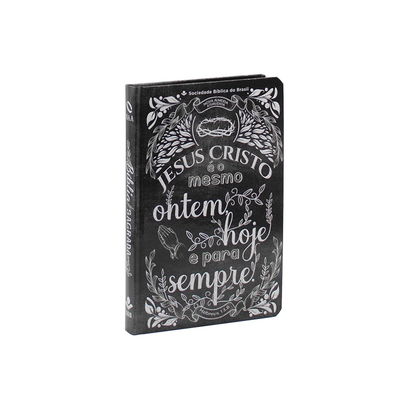 BÍBLIA SAGRADA NAA CAPA LETTERING PRETA SBB: NOVA ALMEIDA ATUALIZADA (NAA)