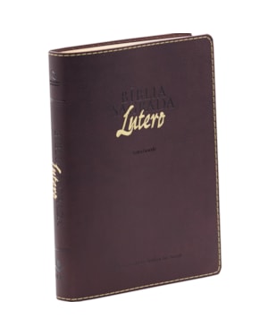 BÍBLIA SAGRADA NAA DE ESTUDO COM REFLEXÕES DE LUTERO, LETRA GRANDE, COM MAPA, CAPA COURO SINTÉTICO VINHO: NOVA ALMEIDA ATUALIZADA (NAA)