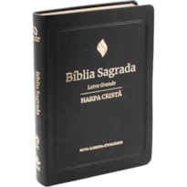 BÍBLIA SAGRADA NAA DE ESTUDO, LETRA GRANDE, COM HARPA CRISTÃ, COM MAPA, CAPA COURO SINTÉTICO PRETA: NOVA ALMEIDA ATUALIZADA (NAA)