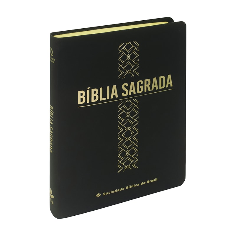 BÍBLIA SAGRADA NAA DE ESTUDO, LETRA GRANDE, TAMANHO GRANDE, CAPA COURO SINTÉTICO PRETA: NOVA ALMEIDA ATUALIZADA (NAA)