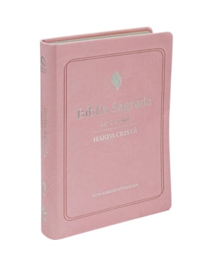 BÍBLIA SAGRADA NAA DE ESTUDO PARA MULHER, LETRA GRANDE, COM HARPA CRISTÃ, COM MAPA, CAPA COURO SINTÉTICO ROSA: NOVA ALMEIDA ATUALIZADA (NAA)