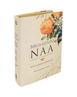 BÍBLIA SAGRADA NAA DE ESTUDO PARA MULHER, LETRA REGULAR, COM MAPA, CAPA COURO SINTÉTICO ILUSTRADA: BRANCA: NOVA ALMEIDA ATUALIZADA (NAA)