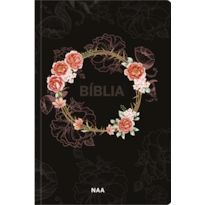 Bíblia sagrada NAA - Flores preta