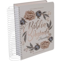 BÍBLIA SAGRADA NAA JORNADA | SBB | BÍBLIA JORNADA - CAPA ESPIRAL, IMPRESSA FLORES: NOVA ALMEIDA ATUALIZADA (NAA)