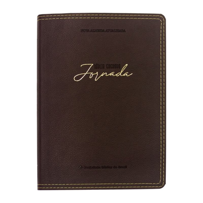 BÍBLIA SAGRADA NAA JORNADA SLIM - CAPA EM COURO SINTÉTICO, VINHO ASTON: NOVA ALMEIDA ATUALIZADA (NAA)