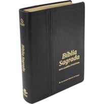 BÍBLIA SAGRADA NAA, LETRA GIGANTE, CAPA COURO LEGÍTIMO PRETA: NOVA ALMEIDA ATUALIZADA (NAA)