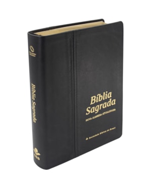 BÍBLIA SAGRADA NAA, LETRA GIGANTE, CAPA COURO LEGÍTIMO PRETA: NOVA ALMEIDA ATUALIZADA (NAA)