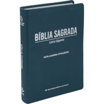 BÍBLIA SAGRADA NAA, LETRA GIGANTE, CAPA COURO SINTÉTICO AZUL: NOVA ALMEIDA ATUALIZADA (NAA)