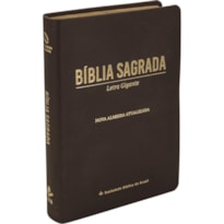 BÍBLIA SAGRADA NAA, LETRA GIGANTE, CAPA COURO SINTÉTICO MARROM: NOVA ALMEIDA ATUALIZADA (NAA)