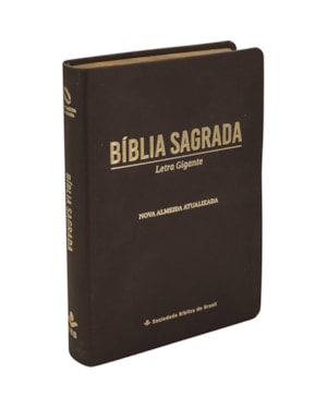 BÍBLIA SAGRADA NAA, LETRA GIGANTE, CAPA COURO SINTÉTICO MARROM: NOVA ALMEIDA ATUALIZADA (NAA)