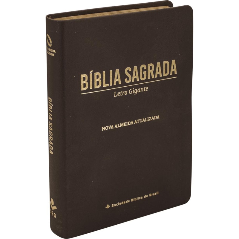 BÍBLIA SAGRADA NAA, LETRA GIGANTE, CAPA COURO SINTÉTICO MARROM: NOVA ALMEIDA ATUALIZADA (NAA)
