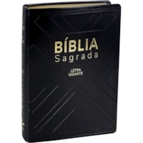 BÍBLIA SAGRADA NAA, LETRA GIGANTE, COM ÍNDICE, CAPA COURO SINTÉTICO PRETA: NOVA ALMEIDA ATUALIZADA (NAA)
