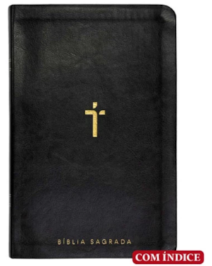 Biblia Sagrada NAA Letra Gigante Preto Com Índice