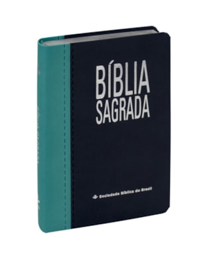 BÍBLIA SAGRADA NAA, LETRA GRANDE, CAPA COURO SINTÉTICO AZUL: NOVA ALMEIDA ATUALIZADA (NAA)