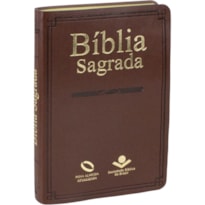 BÍBLIA SAGRADA NAA, LETRA REGULAR, COM MAPA, CAPA COURO SINTÉTICO MARROM: NOVA ALMEIDA ATUALIZADA (NAA)