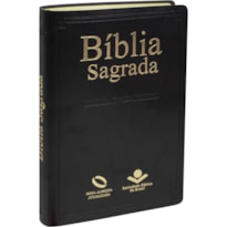 BÍBLIA SAGRADA NAA, LETRA REGULAR, COM MAPA, CAPA COURO SINTÉTICO PRETA: NOVA ALMEIDA ATUALIZADA (NAA)