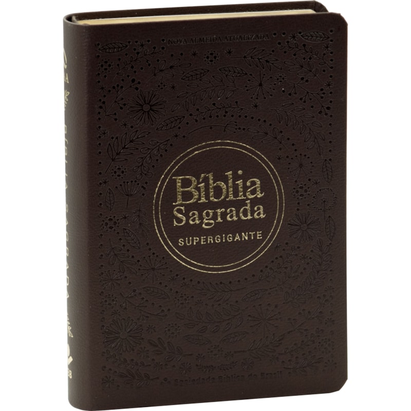 BÍBLIA SAGRADA NAA, LETRA SUPERGIGANTE, COM PALAVRAS DE JESUS DESTACADAS, TAMANHO GRANDE, CAPA COURO SINTÉTICO VINHO: NOVA ALMEIDA ATUALIZADA (NAA)