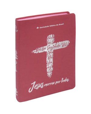 BÍBLIA SAGRADA NAA PARA MULHER, LETRA GRANDE, CAPA COURO SINTÉTICO ROSA PINK: NOVA ALMEIDA ATUALIZADA (NAA)