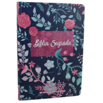 BÍBLIA SAGRADA NAA PARA MULHER, LETRA REGULAR, CAPA DURA ILUSTRADA: FLORIDA: NOVA ALMEIDA ATUALIZADA (NAA)