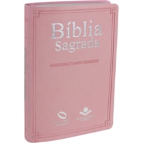 BÍBLIA SAGRADA NAA PARA MULHER, LETRA REGULAR, COM MAPA, CAPA COURO SINTÉTICO ROSA: NOVA ALMEIDA ATUALIZADA (NAA)
