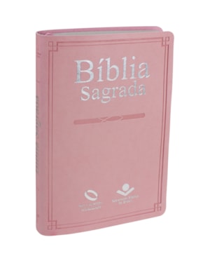 BÍBLIA SAGRADA NAA PARA MULHER, LETRA REGULAR, COM MAPA, CAPA COURO SINTÉTICO ROSA: NOVA ALMEIDA ATUALIZADA (NAA)