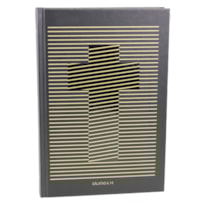 BÍBLIA SAGRADA NAA | SBB | CAPA DURA ILUSTRADA, CRUZ DOURADA: NOVA ALMEIDA ATUALIZADA (NAA)