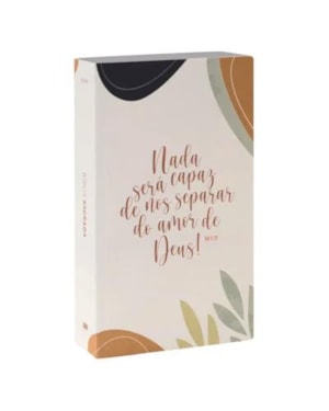 BÍBLIA SAGRADA NADA SERÁ CAPAZ | NVI | LETRA NORMAL | CAPA BROCHURA