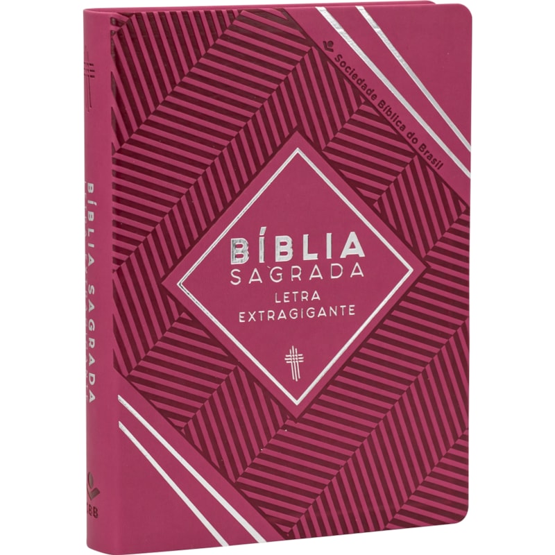 BÍBLIA SAGRADA NTLH DE ESTUDO PARA MULHER, LETRA EXTRAGIGANTE, COM ÍNDICE,, COM MAPA, CAPA COURO SINTÉTICO ROSA: NOVA TRADUÇÃO NA LINGUAGEM DE HOJE (NTLH)