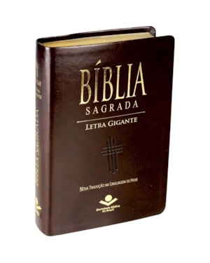 BÍBLIA SAGRADA NTLH, LETRA GIGANTE, COM MAPA, COM ÍNDICE, CAPA COURO SINTÉTICO MARROM NOBRE: NOVA TRADUÇÃO NA LINGUAGEM DE HOJE (NTLH)