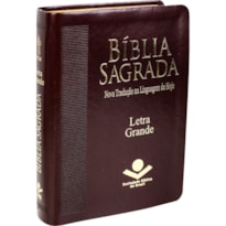 BÍBLIA SAGRADA NTLH, LETRA GRANDE, COM MAPA, CAPA COURO SINTÉTICO MARROM: NOVA TRADUÇÃO NA LINGUAGEM DE HOJE (NTLH)