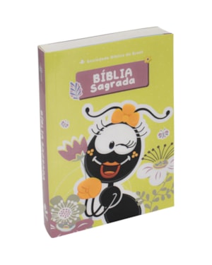 BÍBLIA SAGRADA NTLH PARA CRIANÇA SMILINGUIDO, LETRA REGULAR, COM MAPA, CAPA BROCHURA ILUSTRADA: BEGE: NOVA TRADUÇÃO NA LINGUAGEM DE HOJE (NTLH)