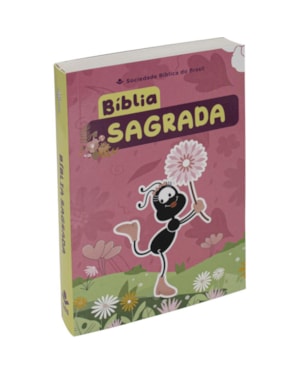 BÍBLIA SAGRADA NTLH PARA CRIANÇA SMILINGUIDO, LETRA REGULAR, COM MAPA, CAPA BROCHURA ILUSTRADA: MARROM: NOVA TRADUÇÃO NA LINGUAGEM DE HOJE (NTLH)