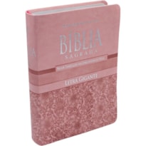 BÍBLIA SAGRADA NTLH PARA MULHER, LETRA GIGANTE, COM MAPA, COM ÍNDICE, CAPA COURO SINTÉTICO ROSA CLARO: NOVA TRADUÇÃO NA LINGUAGEM DE HOJE (NTLH)