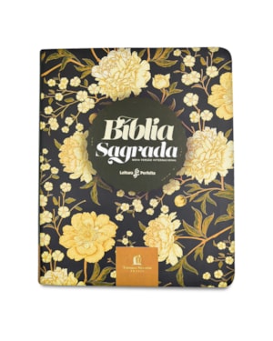 BÍBLIA SAGRADA NVI COM ESPAÇO PARA ANOTAÇÕES, CAPA LUXO, FLORES, LEITURA PERFEITA