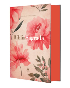 Bíblia Sagrada NVI - Compacta - Rosa Flor: capa dura