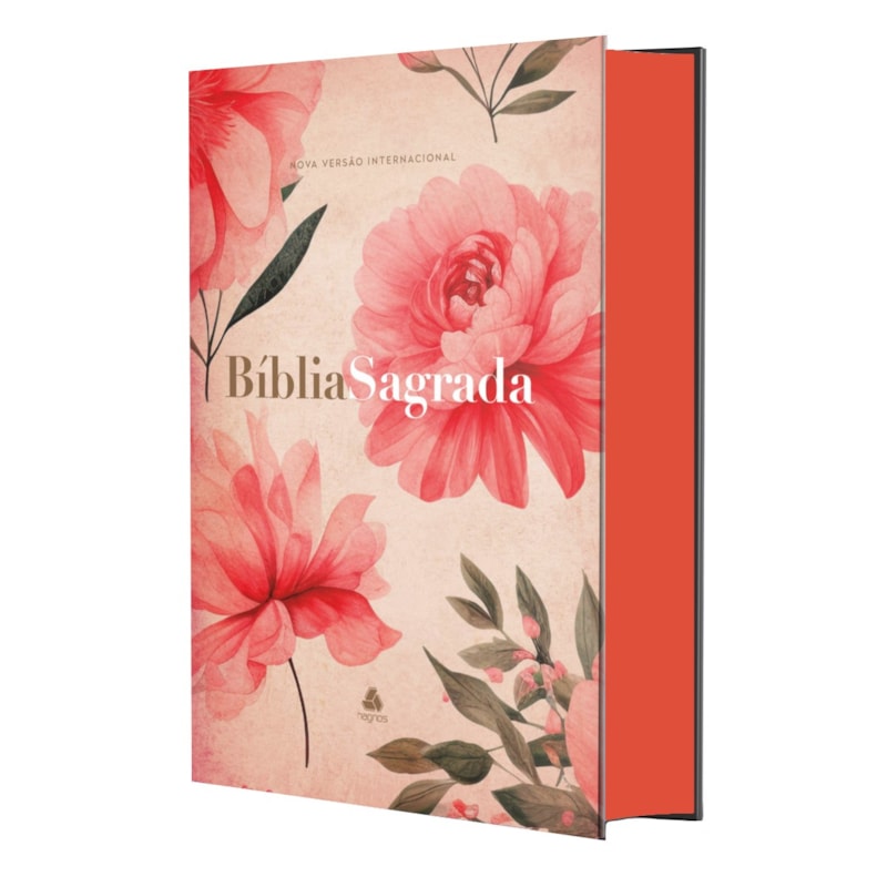 BÍBLIA SAGRADA NVI - COMPACTA - ROSA FLOR: CAPA DURA