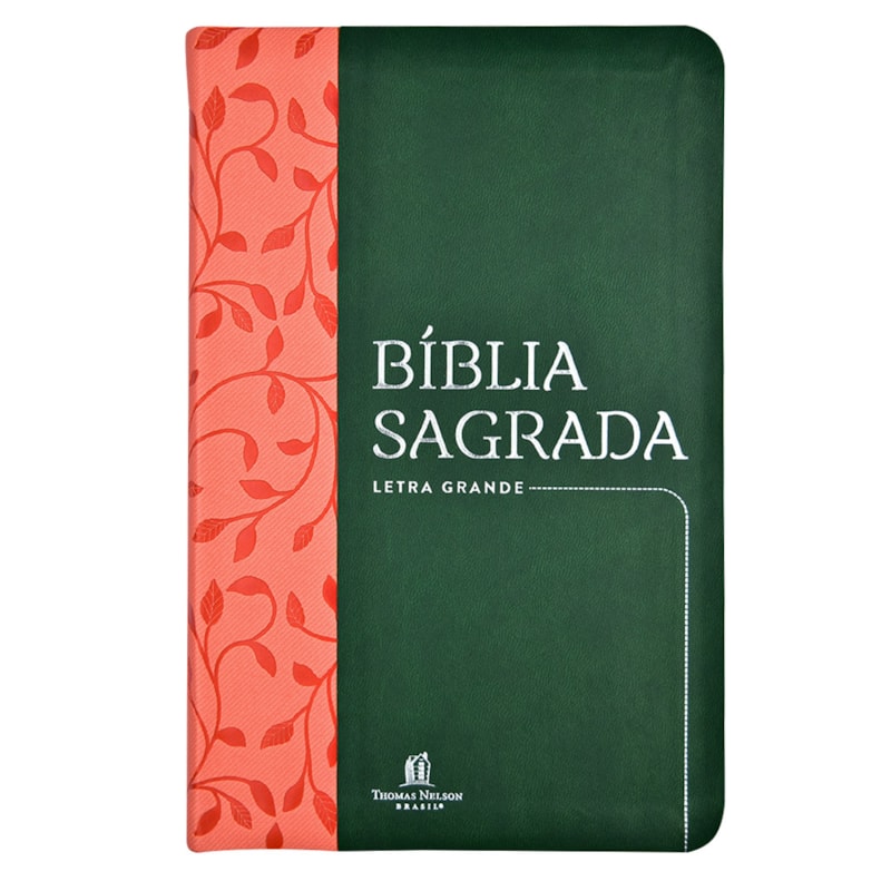 BÍBLIA SAGRADA NVI, COURO SOFT, VERDE, LETRA GRANDE, LEITURA PERFEITA