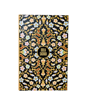 BÍBLIA SAGRADA NVI, ECONÔMICA, CAPA DURA, FLORAL VINTAGE