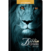 Bíblia sagrada nvi - Letra gigante - leão azul: Sua bíblia para leitura sempre